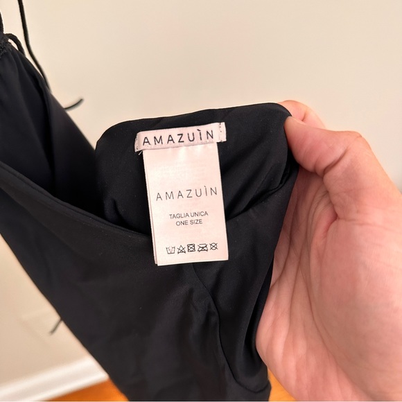 AMAZIUN LENA DEEP BLACK jumpsuit - Picture 5 of 7